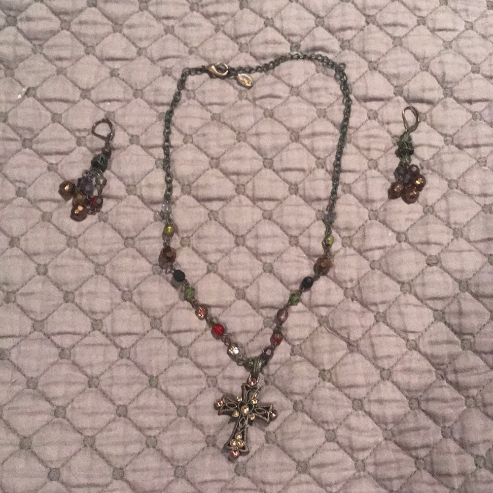 Vintage Cookie Lee necklace and earrings